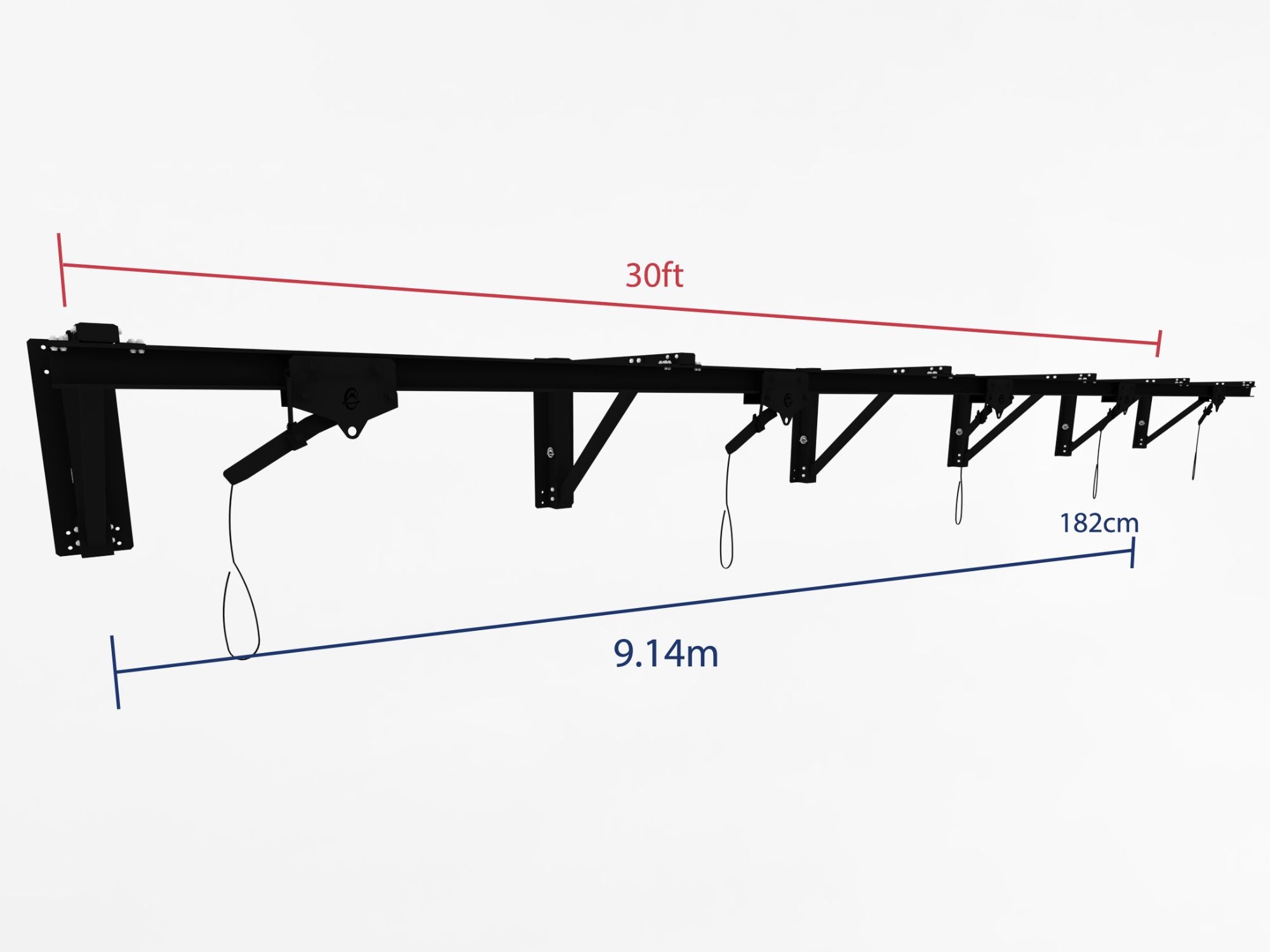 Trolley Bag Rack: Wall Mount 3.0